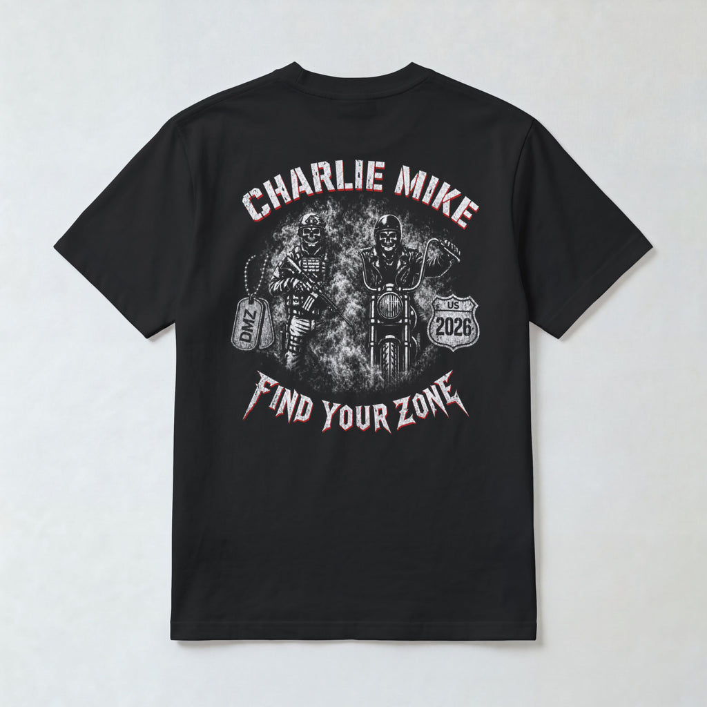 "Charlie Mike" short sleeve t-shirt