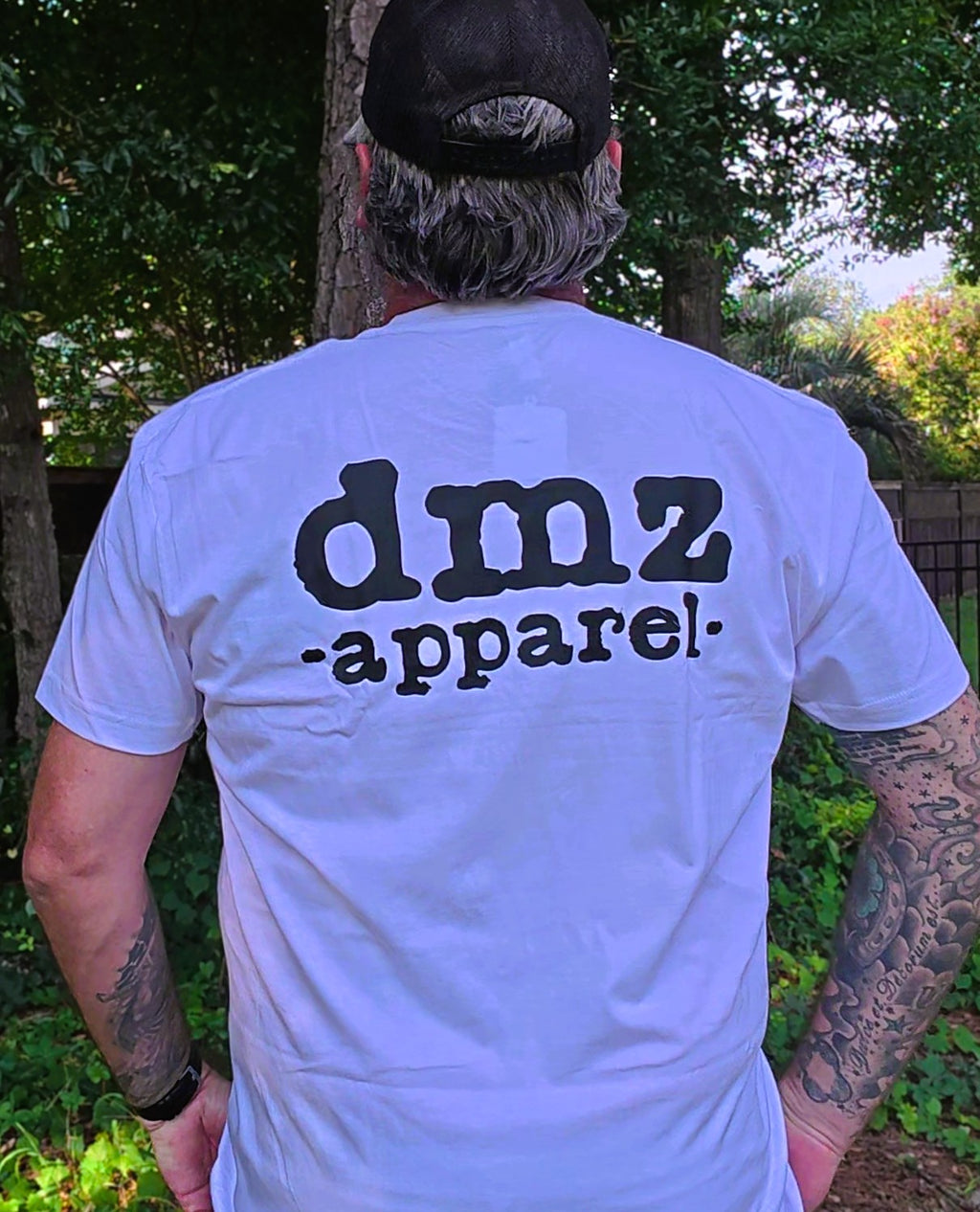 DMZ typed logo short sleeve t-shirt